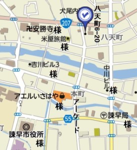 諫早店地図5